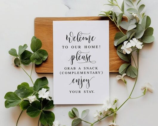 Stay decoration: a welcoming stay