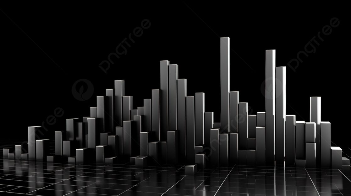 Trend of the background in black and white